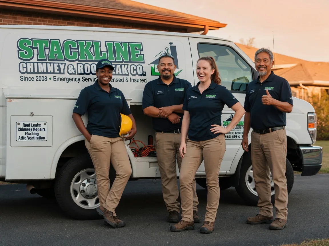 Chimney flashing repair company in Gardiner, OR
